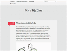 Tablet Screenshot of missstylina.com